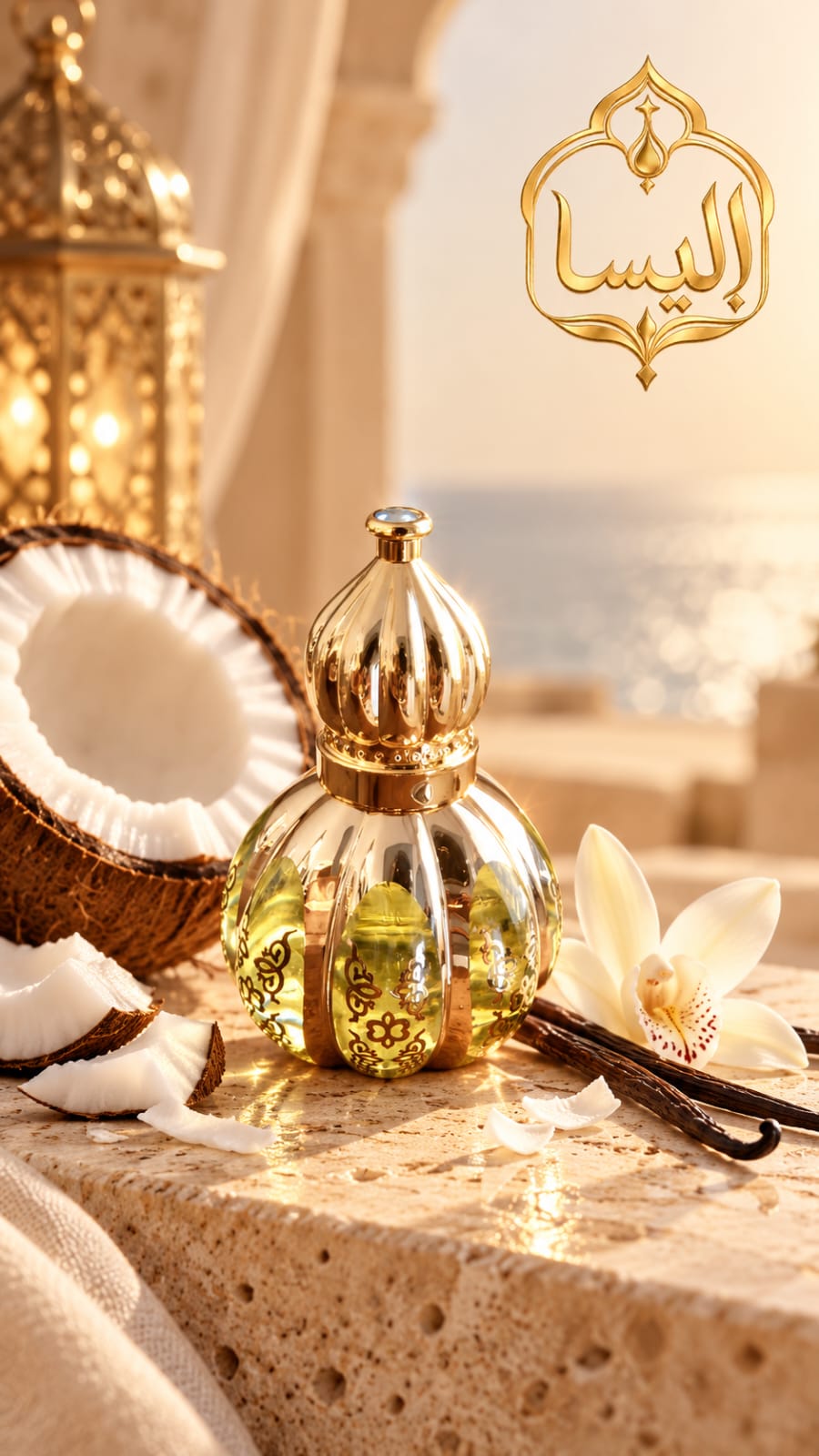 Coconut vanilla perfume notes