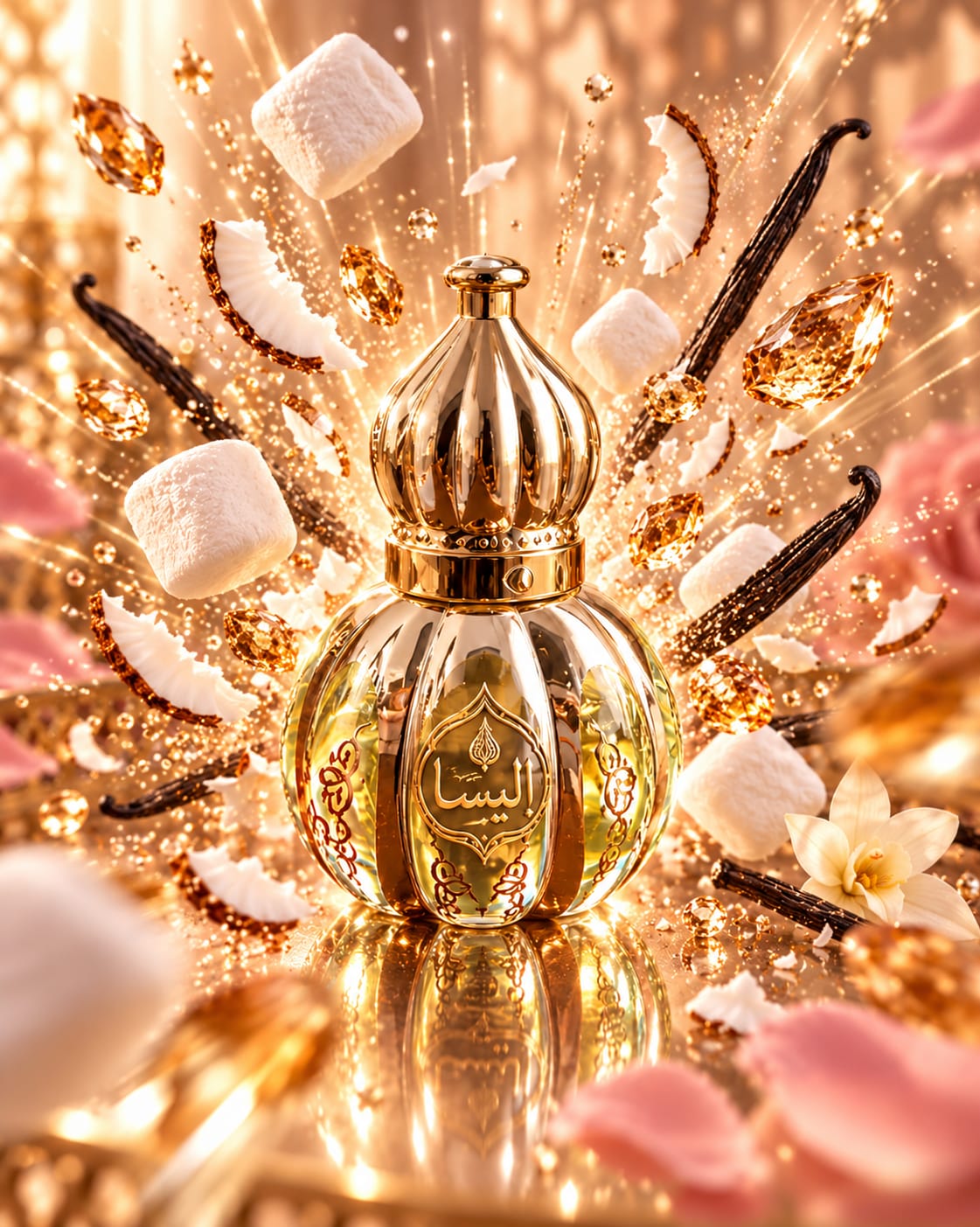 Marshmallow vanilla perfume notes